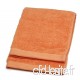 Blank Home Coiffeuse Organic Serviette  Coton  Orange Peach  30 x 30 x 4 cm - B078GB9X2B